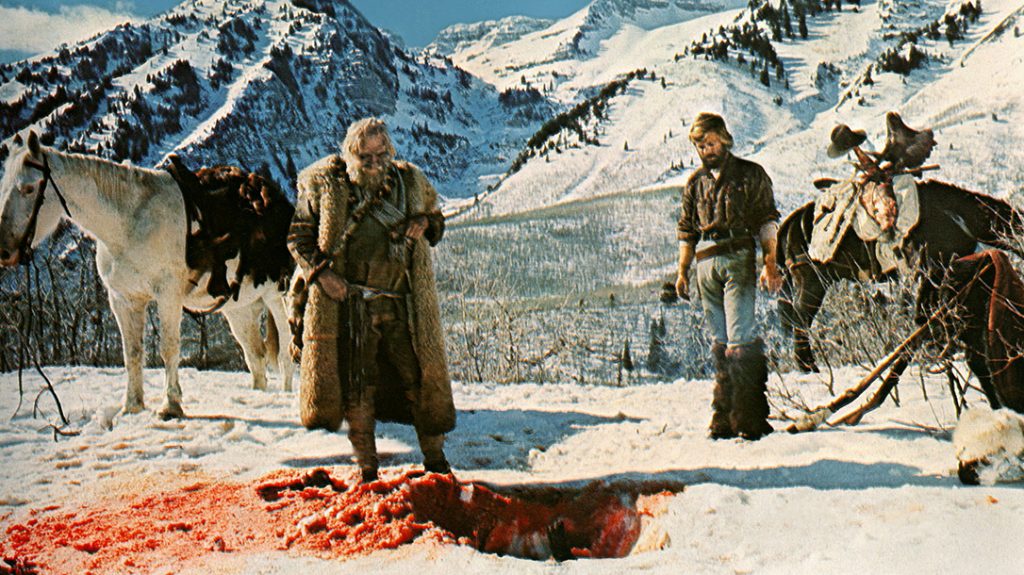 BP87D5 SCENE WITH ROBERT REDFORD JEREMIAH JOHNSON (1972)
