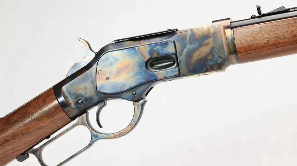 Chambered in 9mm, the Taylor's & Company TC73 Lever-Action Rifle is versatile.