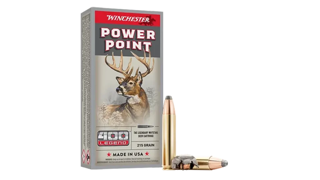 Winchester 400 Legend power Point, 215-grain.