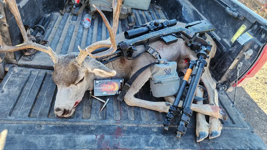 A combination of a good guide, great ammo, and fantastic rifle made for a successful hunt