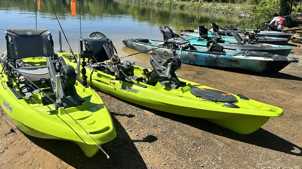 There are serval type pf kayaks.