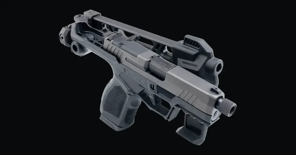 The Taurus GX4 Strike Bravo has a foldable stock.