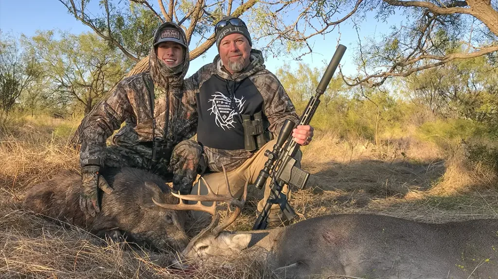 Hunting can be a family affair.