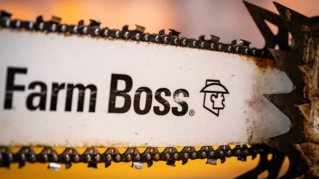 The Farm Boss Chainsaws.