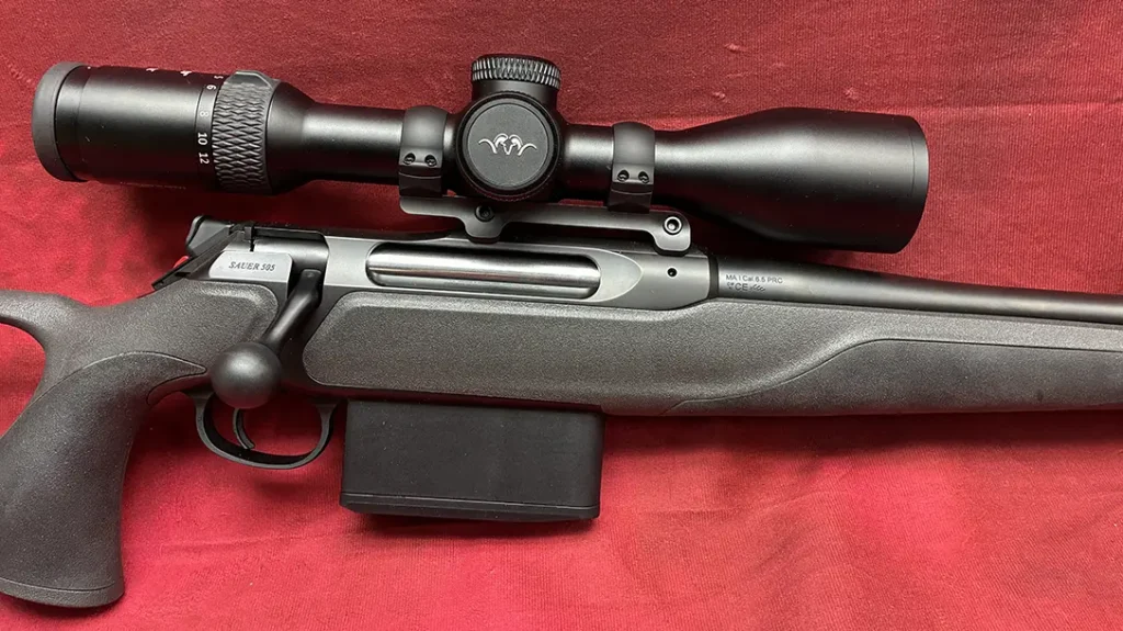 A Blaser B2 2-12X50MM IC optic accompanied the Sauer 505.