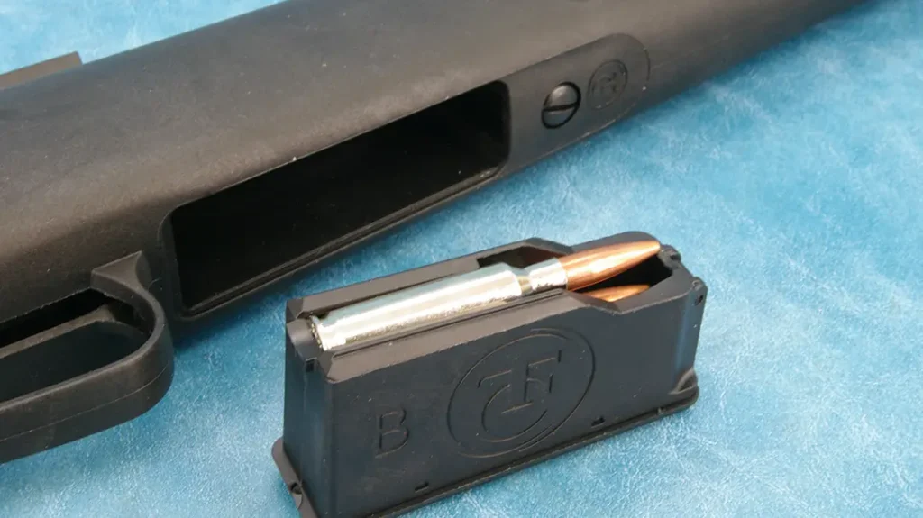 The Thompson-Center’s Venture II is magazine-fed.