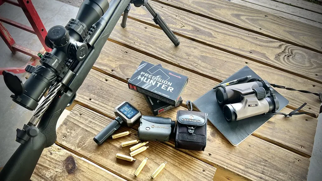 We used Hornady ammo for the testing.