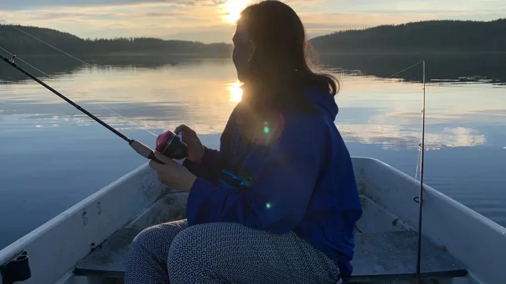 Fishing can be a break from a hectic life.