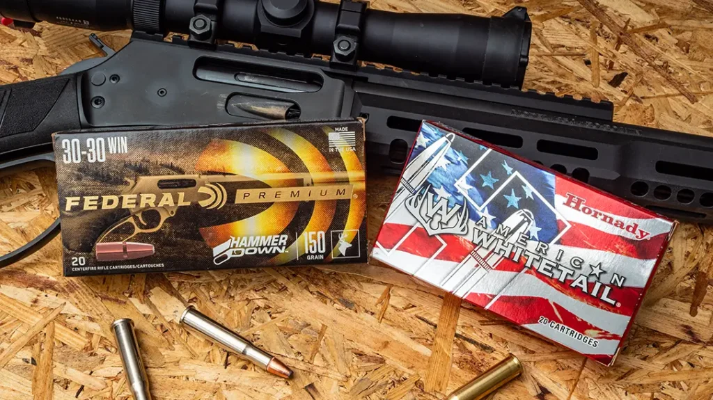 The Hybrid Hunter was chambered in 30-30.