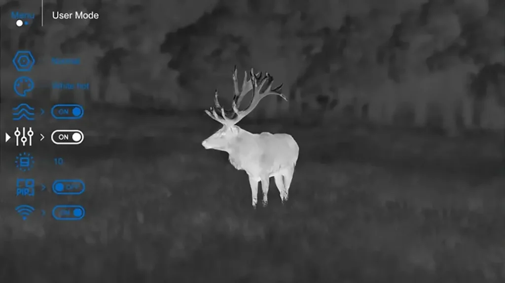 The Thermion 2 LRF XL60  is clear.