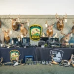 Ohio DNR officers posing